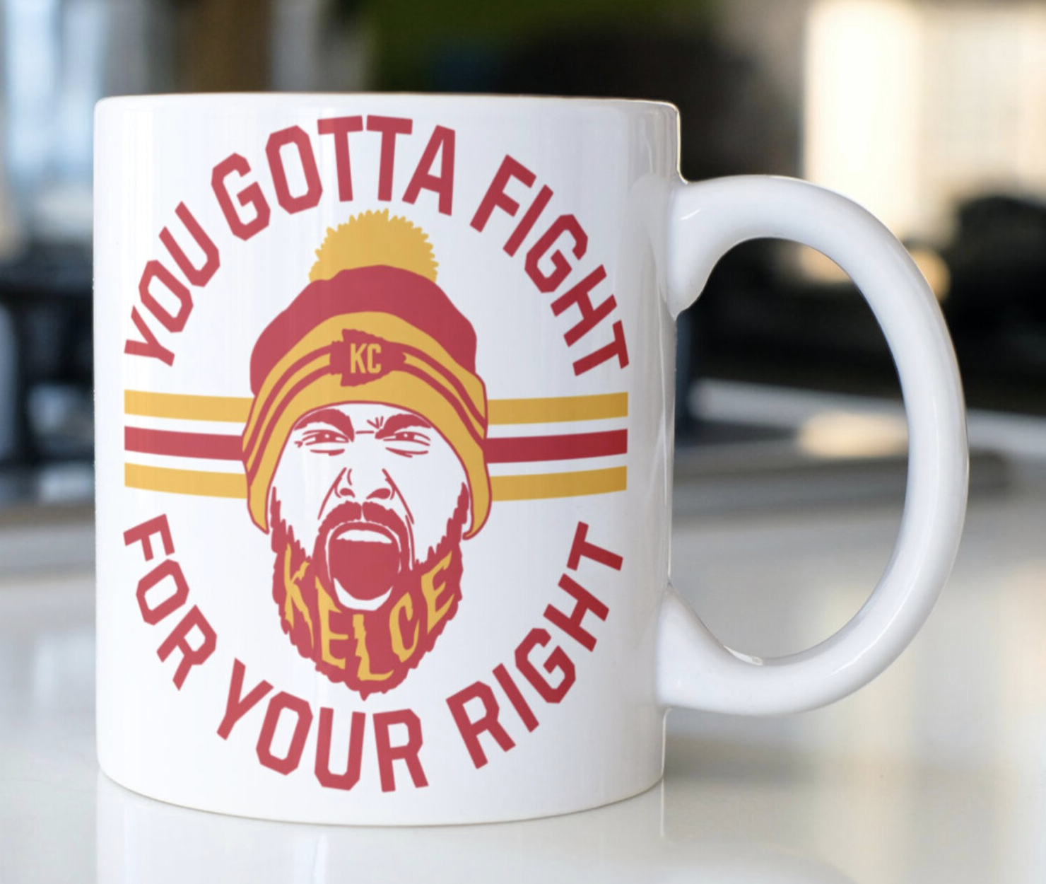 travis kelce mug